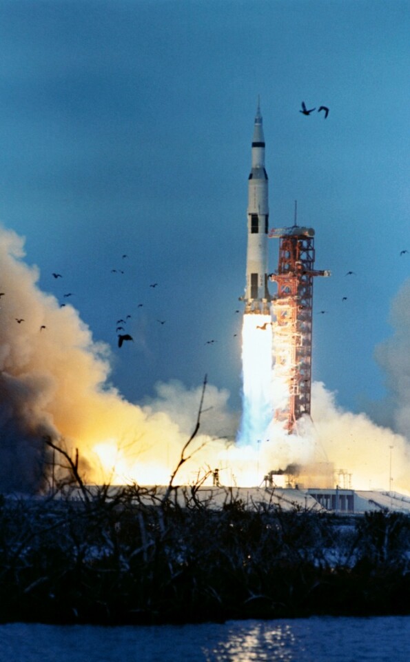 Apollo 9 lifting off