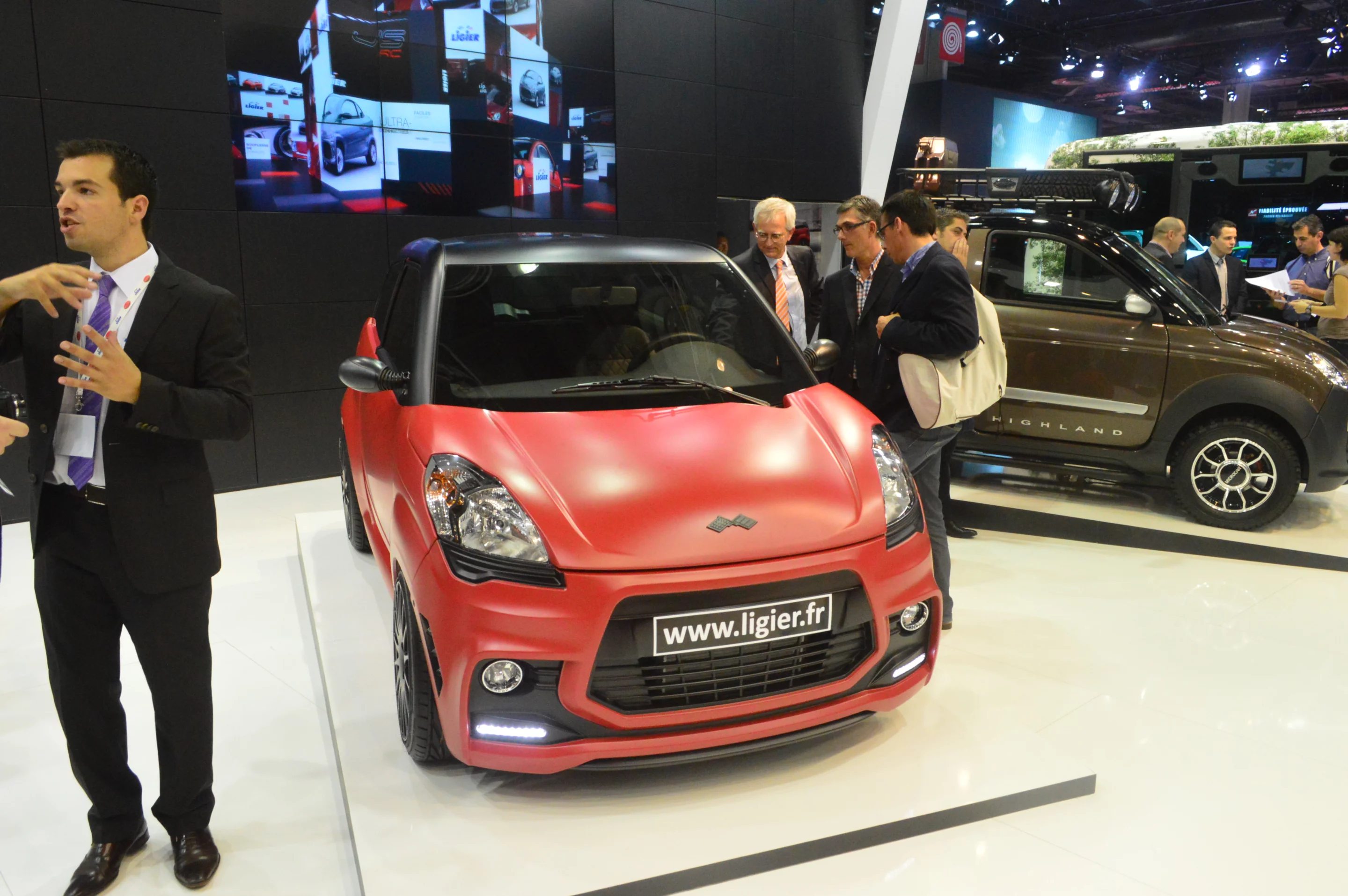 Ligier at the 2014 Paris Motor Show (Photo: C.C. Weiss/Gizmag)