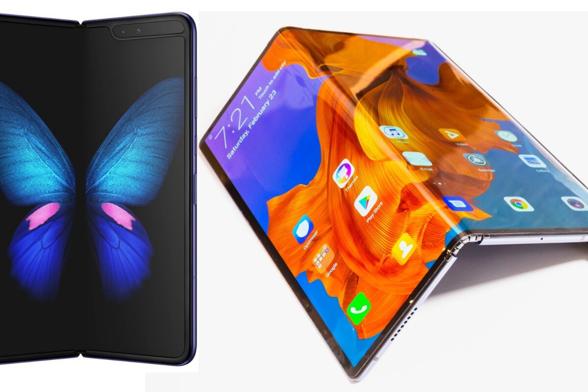 How do the Samsung Galaxy Fold and Huawei Mate X stack up?