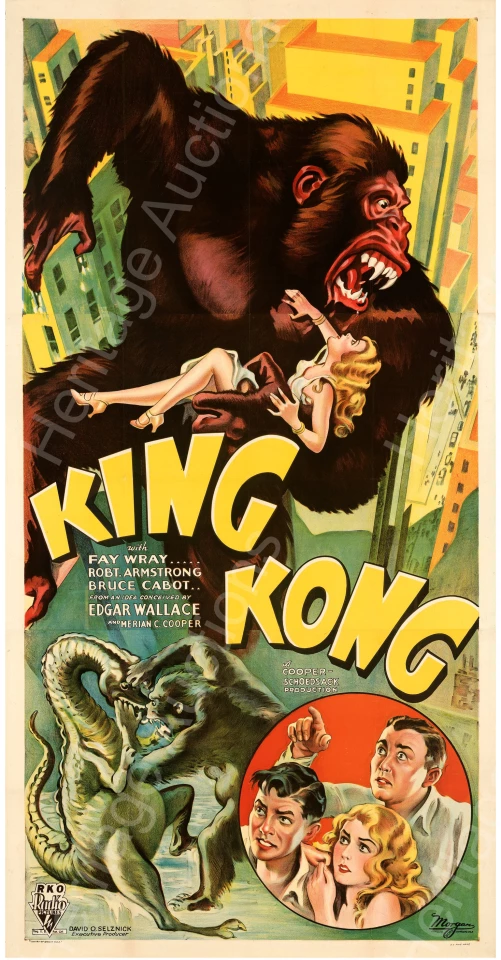 This King Kong (1933) Movie Poster sold for $336,000 at Heritage Auctions on November 22, 2020