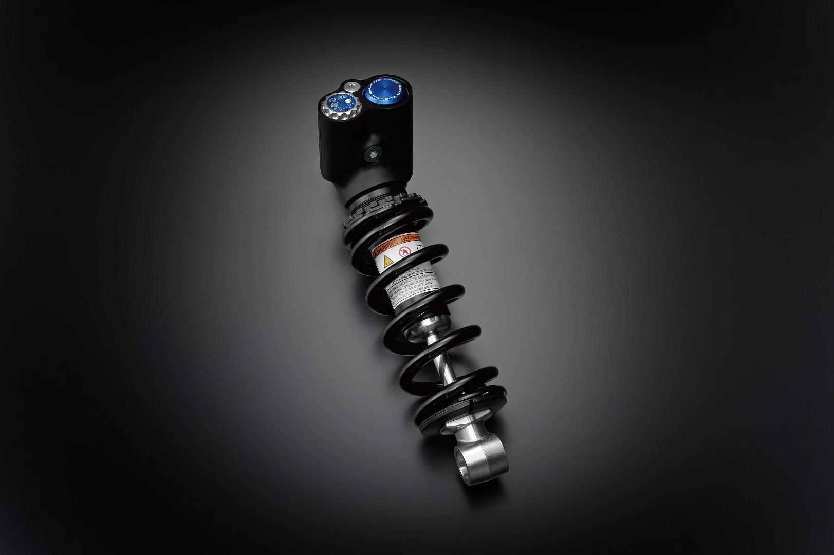 Buying the 2017 Suzuki GSX-R1000/R in black comes with accordingly painted suspensions