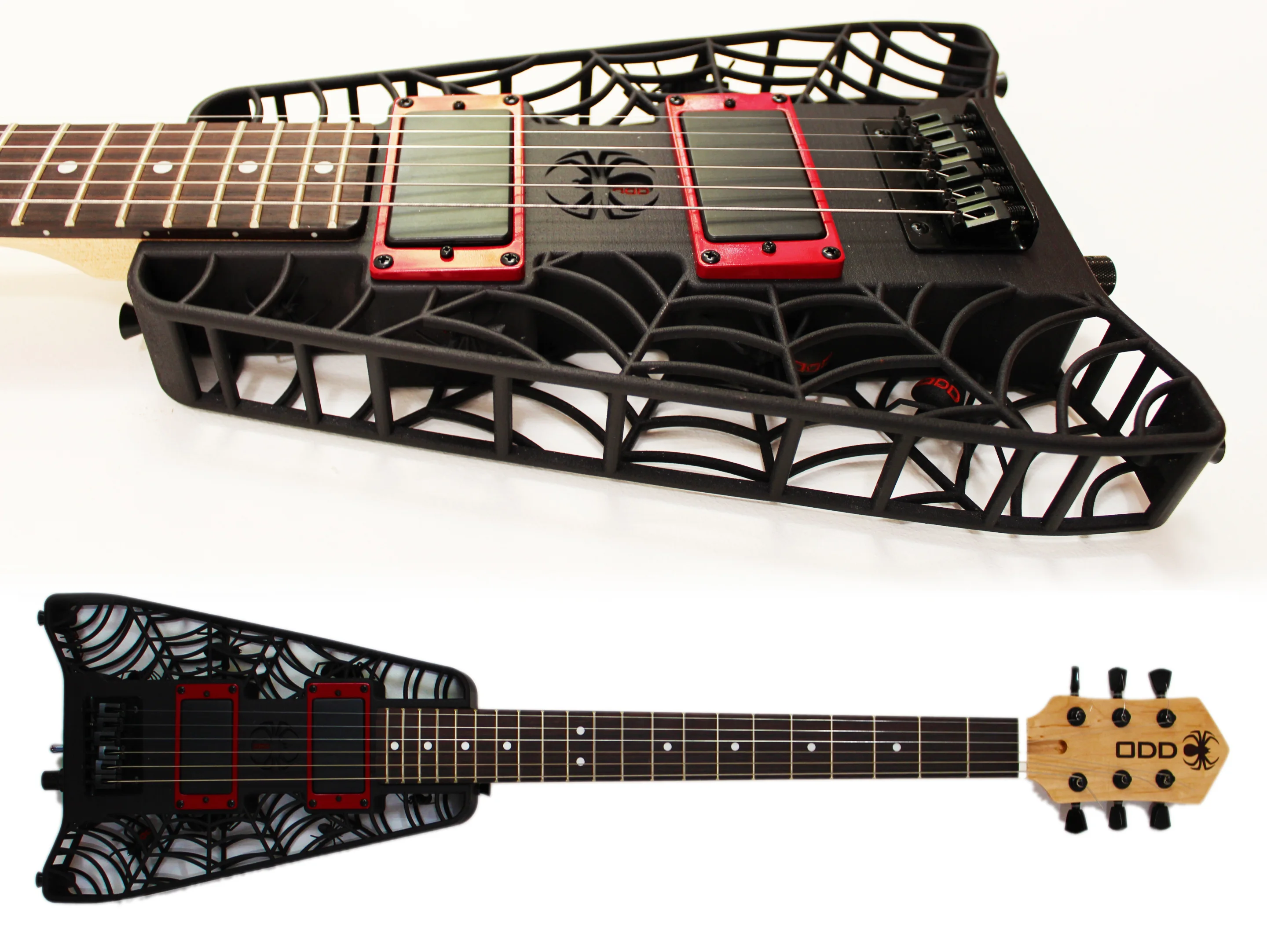 Olaf Diegel has created a range of guitars with 3D printed bodies, which will be made available in June