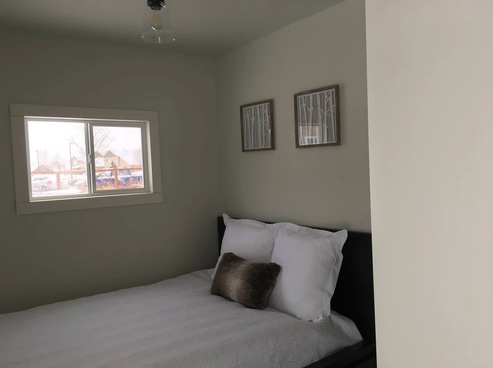 Inside the Intellectual Tiny Home's bedroom