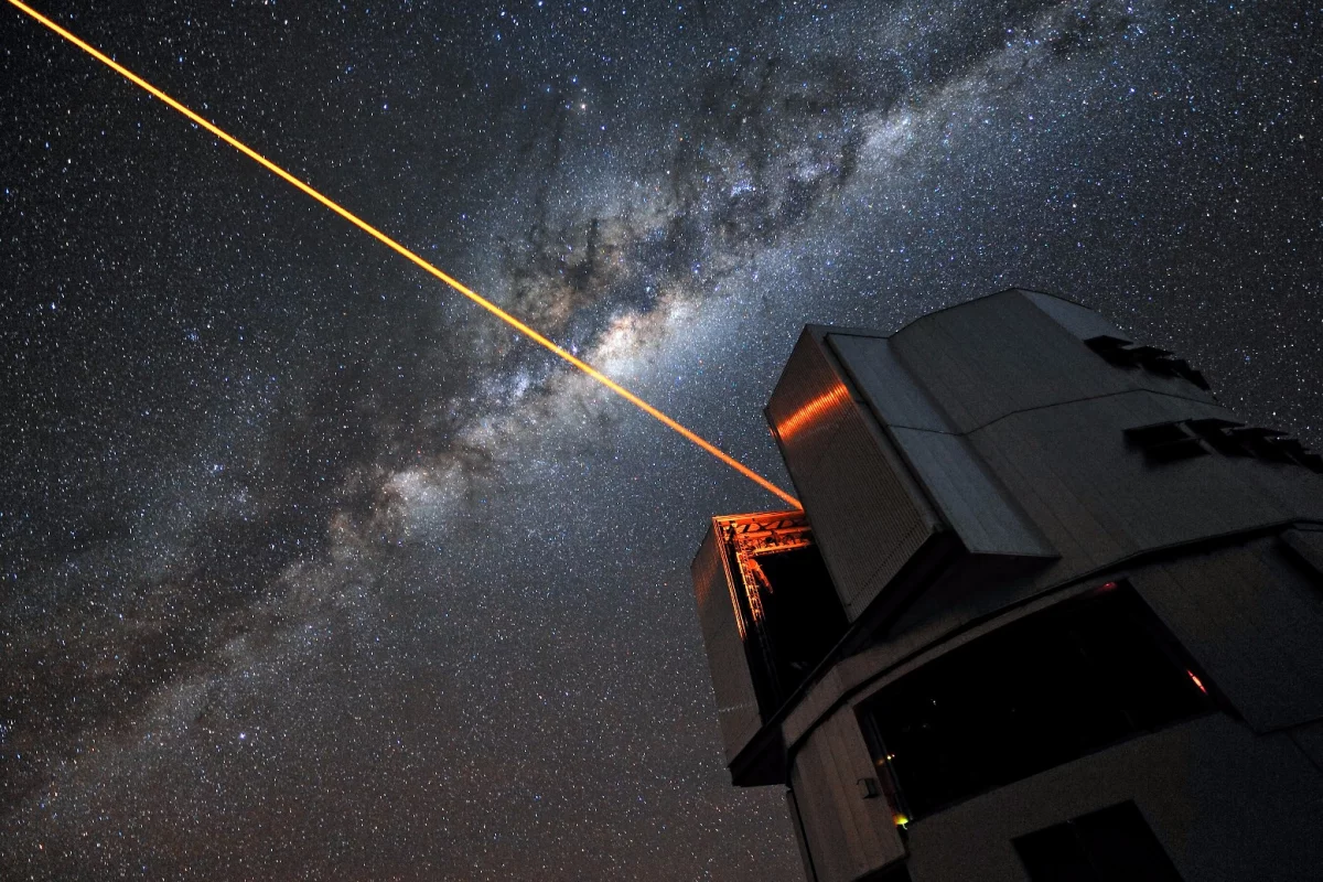 A 22 W laser used for adaptive optics on the Very Large Telescope in Chile