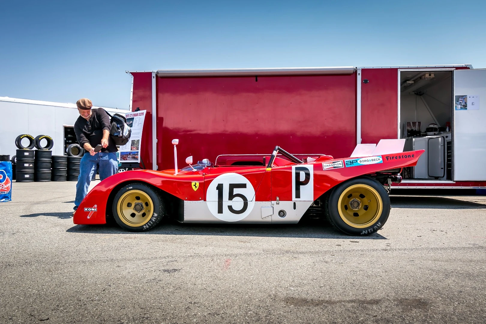 1971/72 Ferrari 312PB runs a 3.0 liter flat-12 cylinder engine good for 450 hp