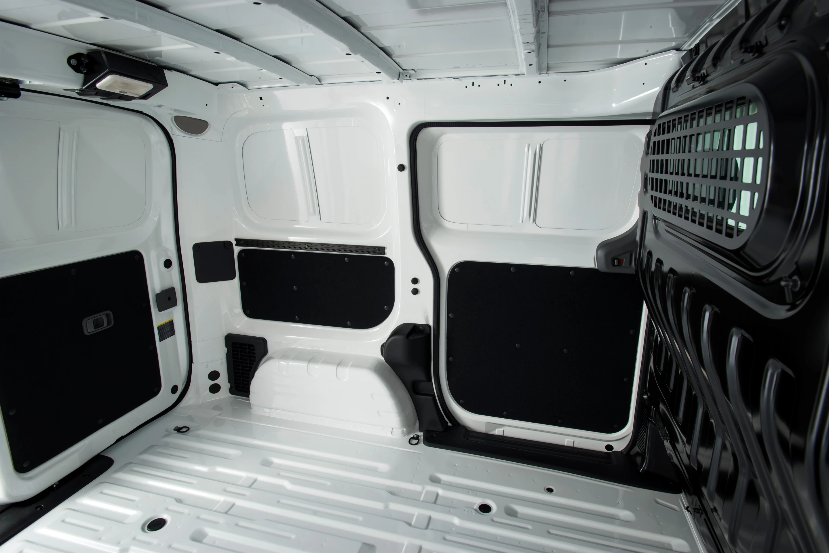 Cargo area of Nissan's e-NV200