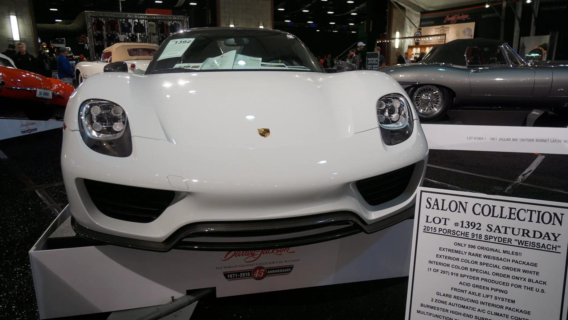 This 918 was sold by Barret Jackson earlier this year