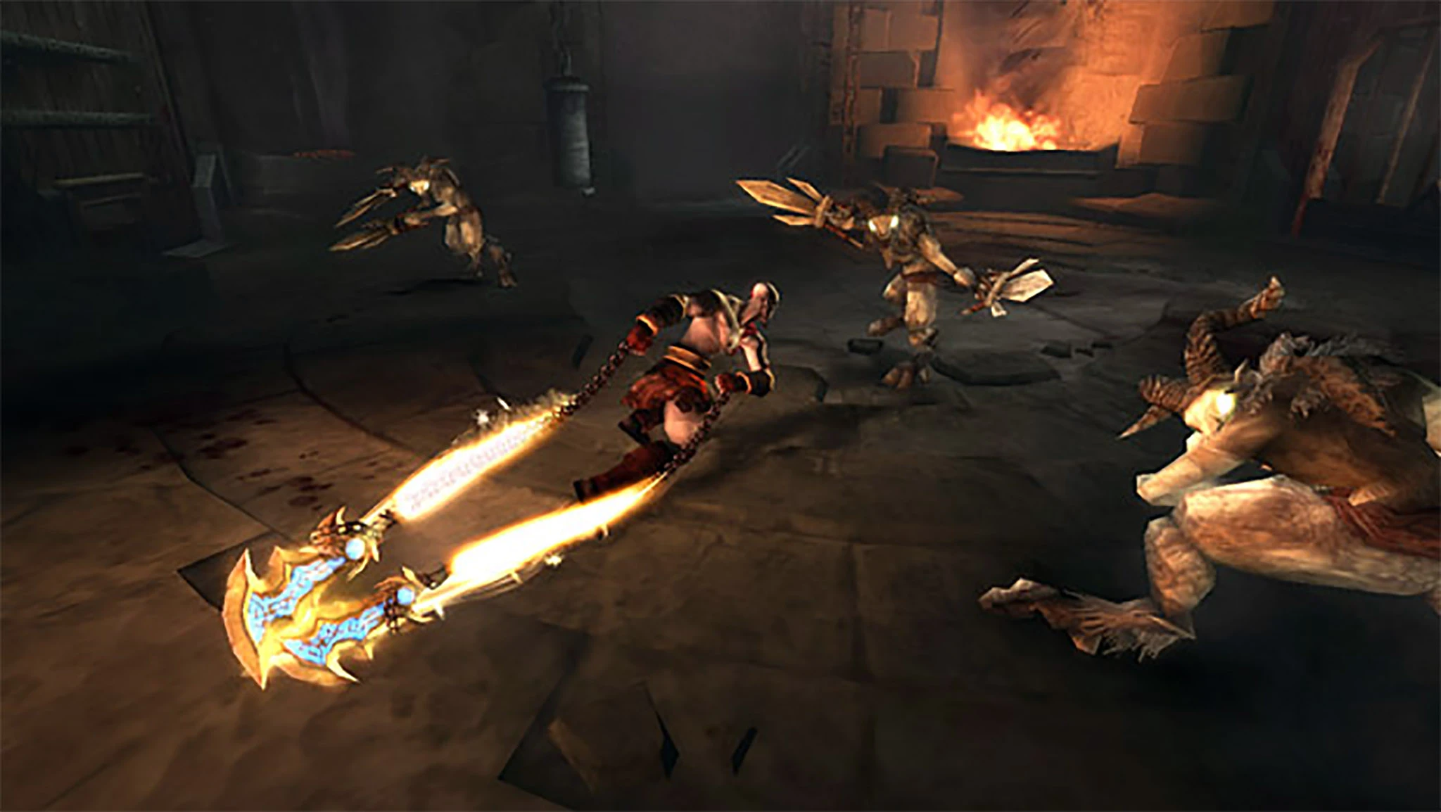 Gameplay footage from PSP classic God of War: Ghost of Sparta