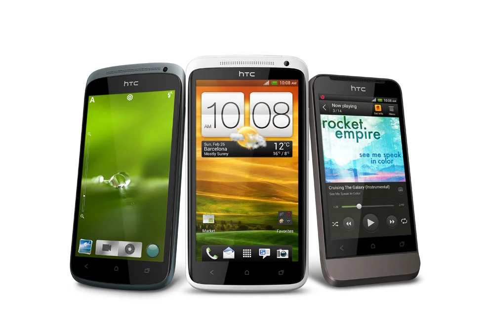 The HTC One family includes the S, X and V (Photo: HTC)