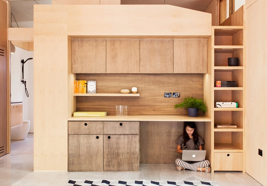 The Archiblox Archi+ Carbon Positive House has modular cabinetry