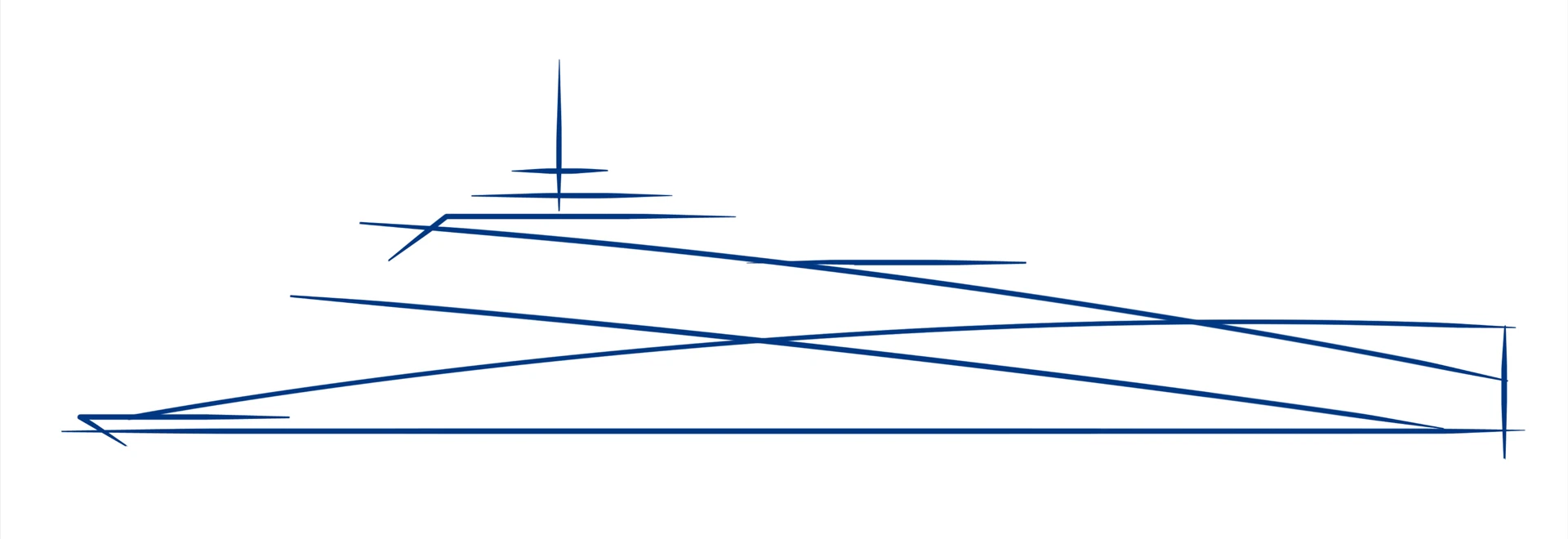 Teaser sketch of the Feadship Royale