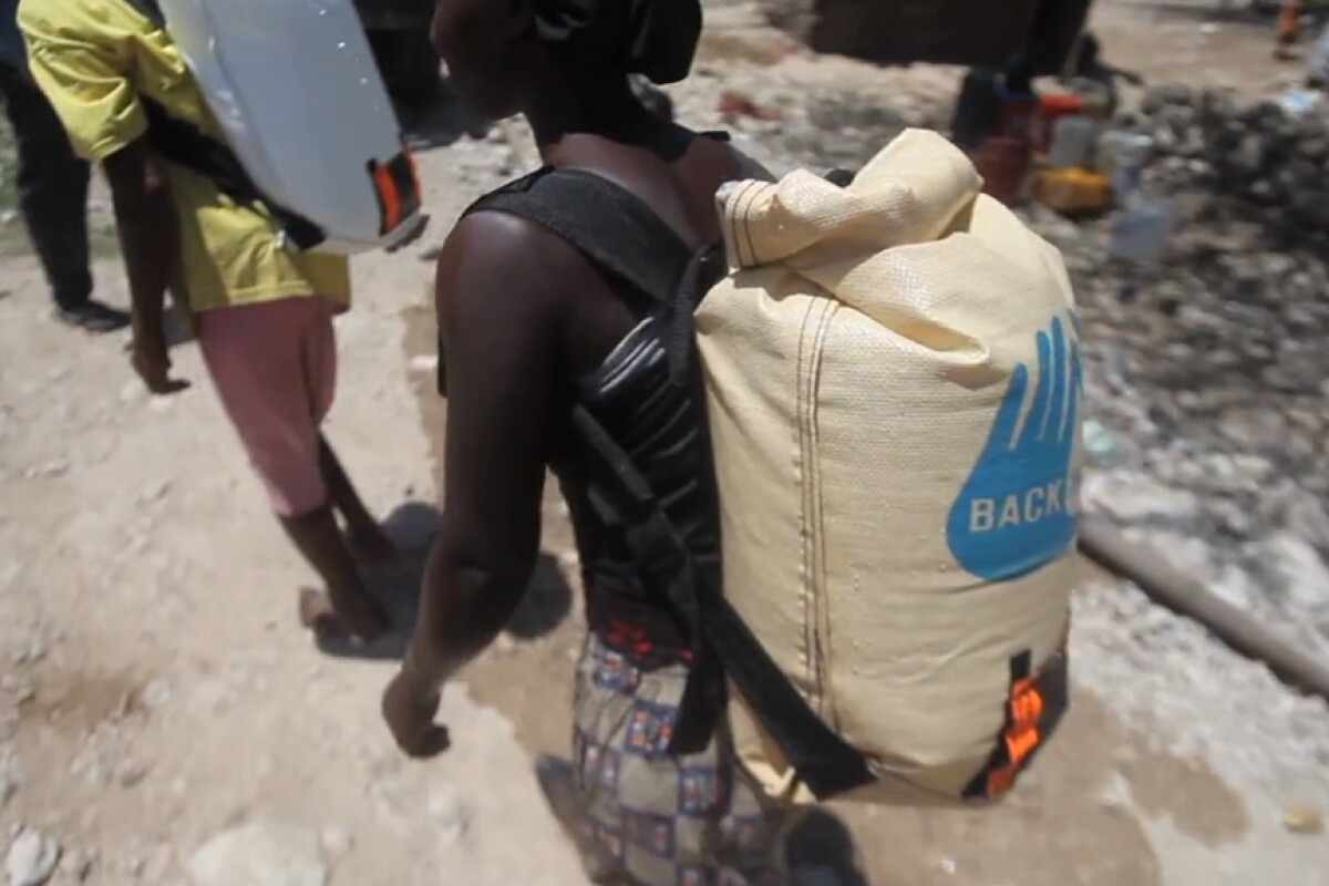waterwear backpack eases the strain of