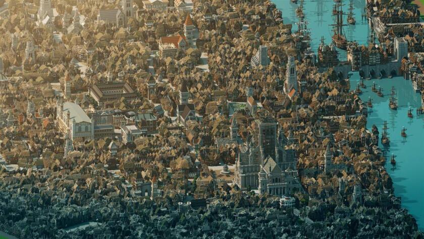 London before the Great Fire of 1666