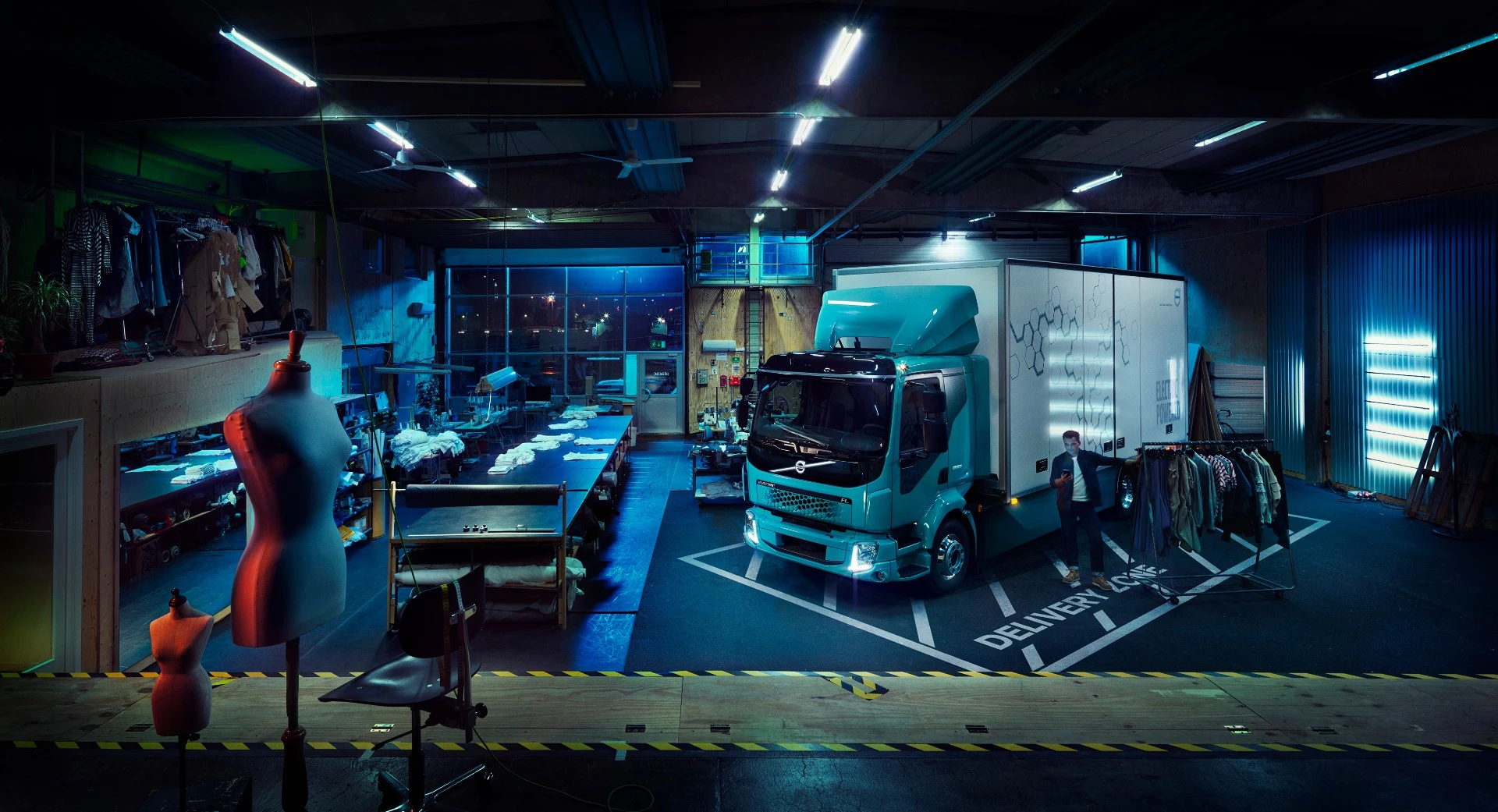 Volvo has built the truck to be modular so that battery costs can be minimized and suited directly to the user’s requirements