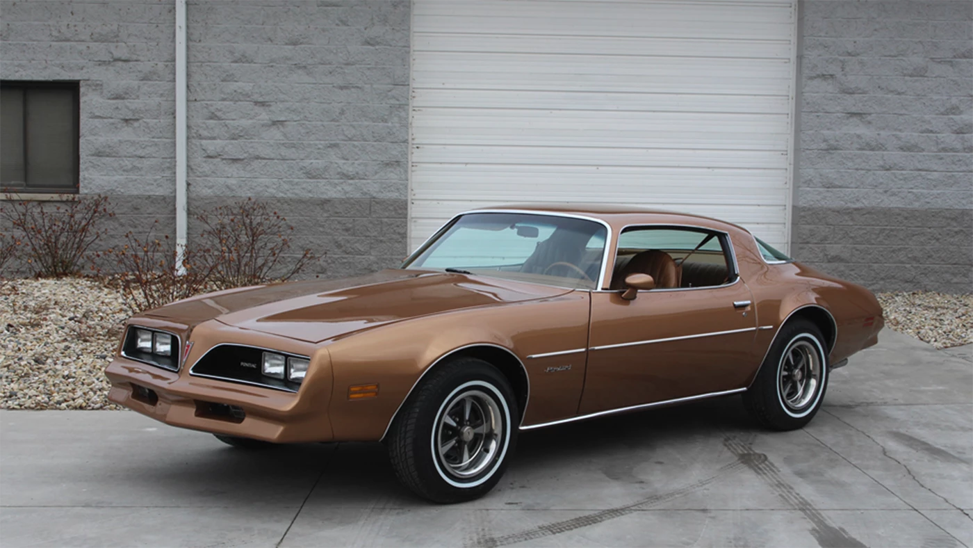 $115,500 | 1978 Pontiac Firebird Formula (from 'The Rockford Files') | Auction Link: Barrett-Jackson