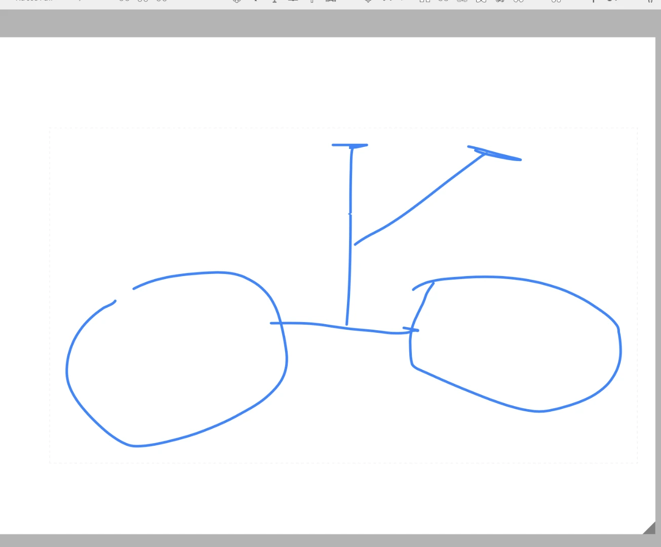 This is a sketch composed by an adult in his thirties