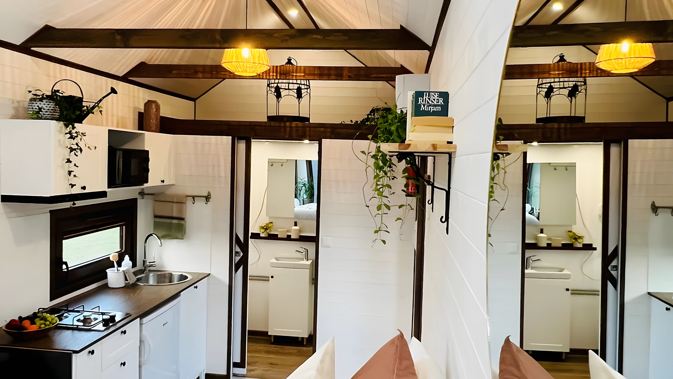 The Sofia's interior measures just 172 sq ft (16 sq m)