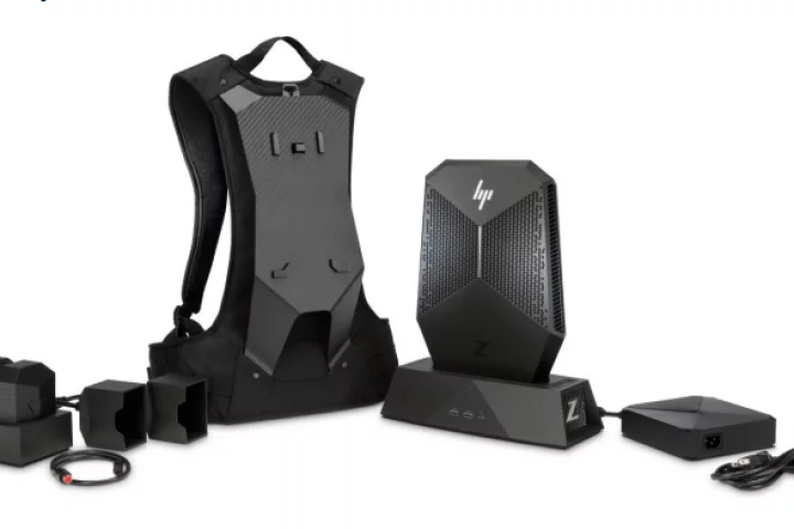 The Z VR Backpack and all its accompanying goodies