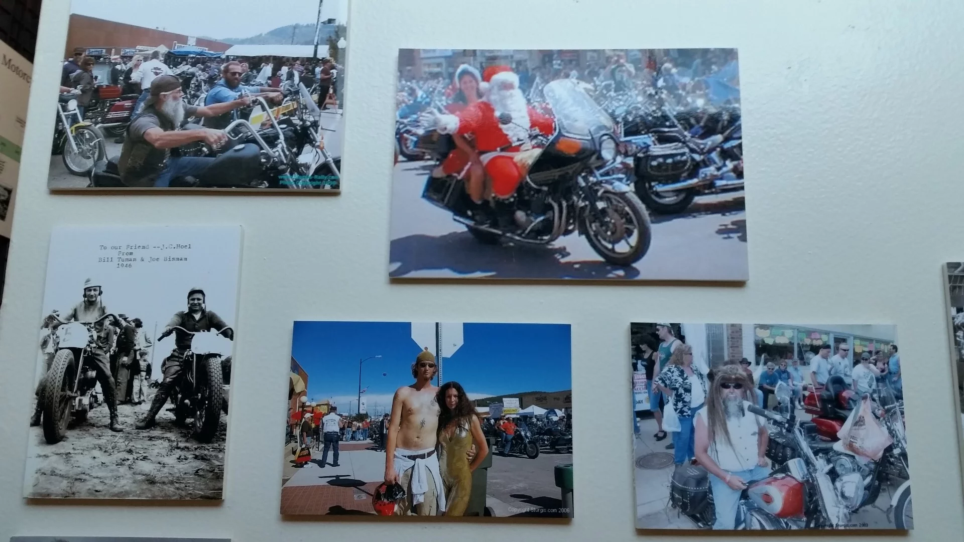Still images rather than flashy videos help tell the history of the Sturgis Motorcycle Rally