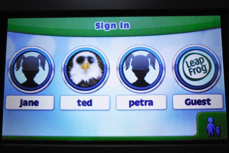Parents can set up a maximum of 3 user profiles on the Leappad 3 (Photo: Lakshmi Sandhana/Gizmag)