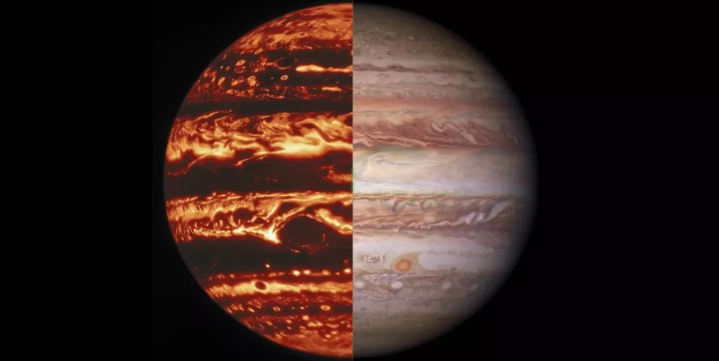 Jupiter as seen by Juno