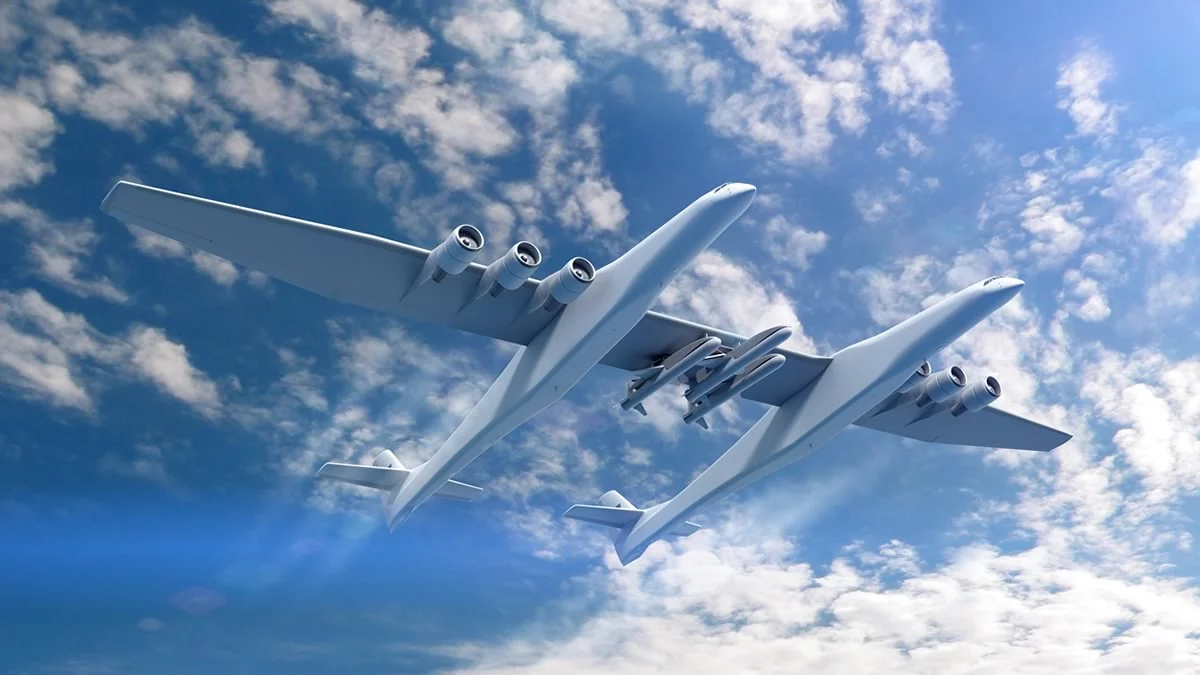 An artist's impression of the plane in the air