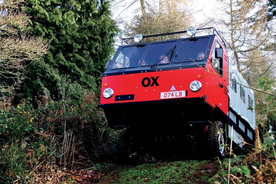 Once at the destination, the Ox flat pack truck can be put together by three trained professionals in around 12 hours