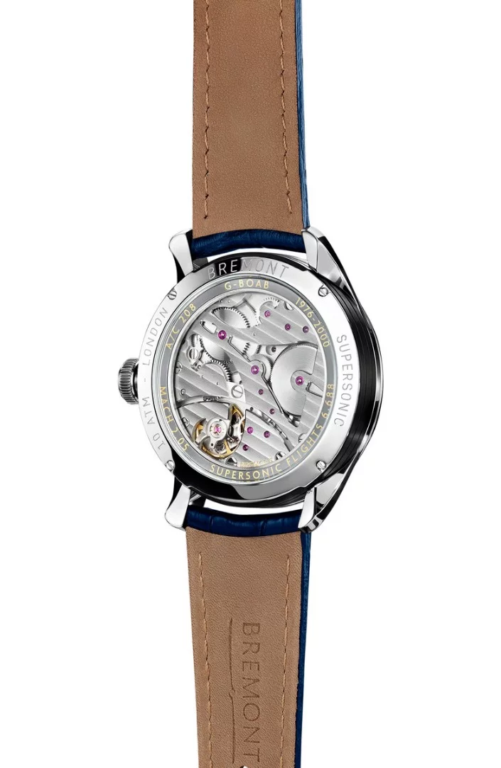 The Bremont Supersonic reverse