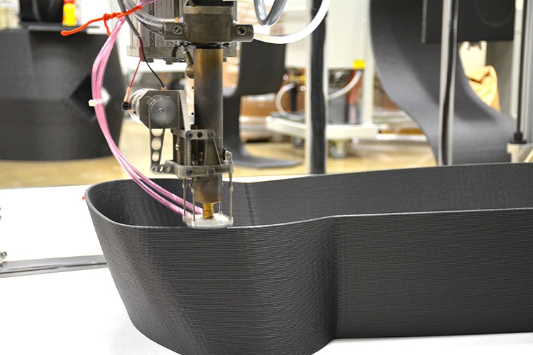 Printing the interior shell