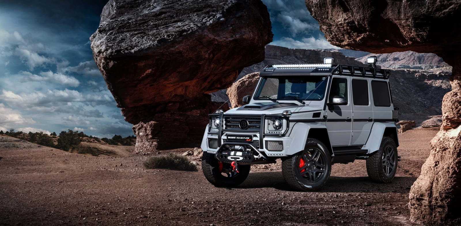 The big, imposing G500 4x4 Squared looks a little sportier and more adventurous thanks to Brabus