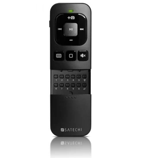 The BT Media Remote includes a number pad for inputting the code to connect automatically with a device