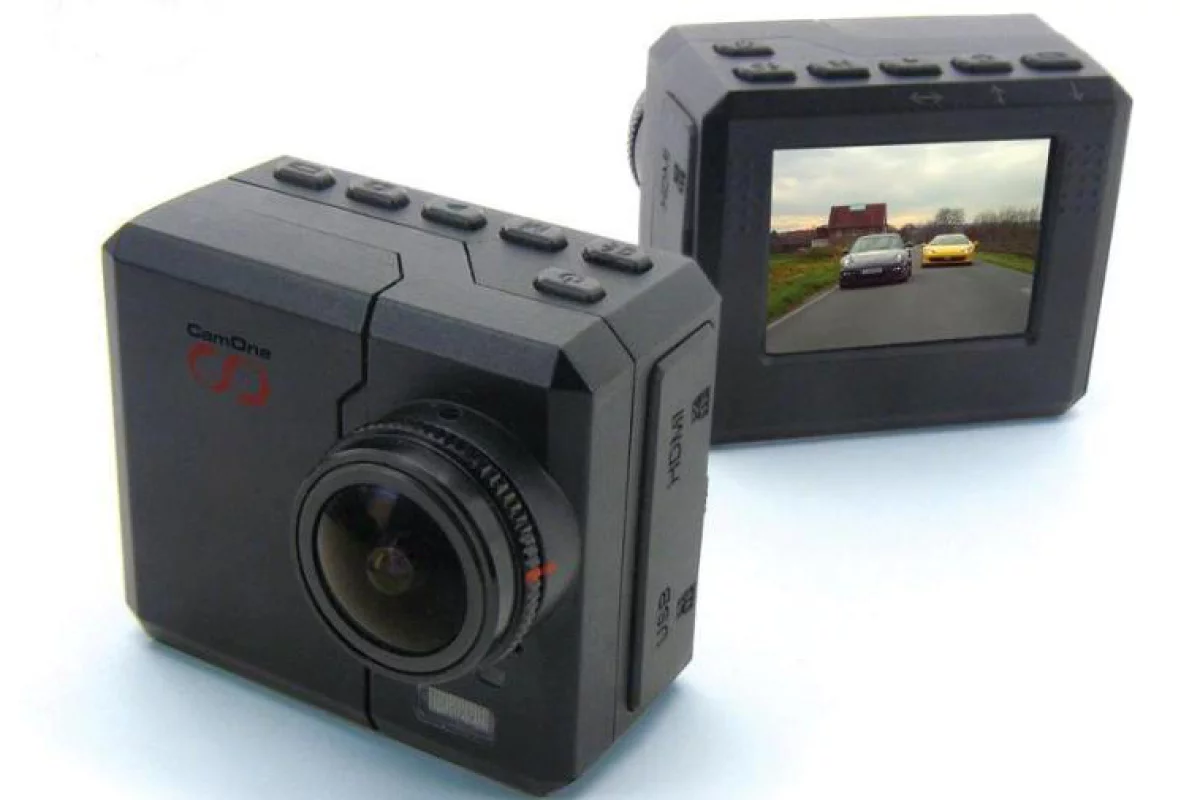The CamOne Infinity has an LCD screen built in and boasts an interchangeable lens system