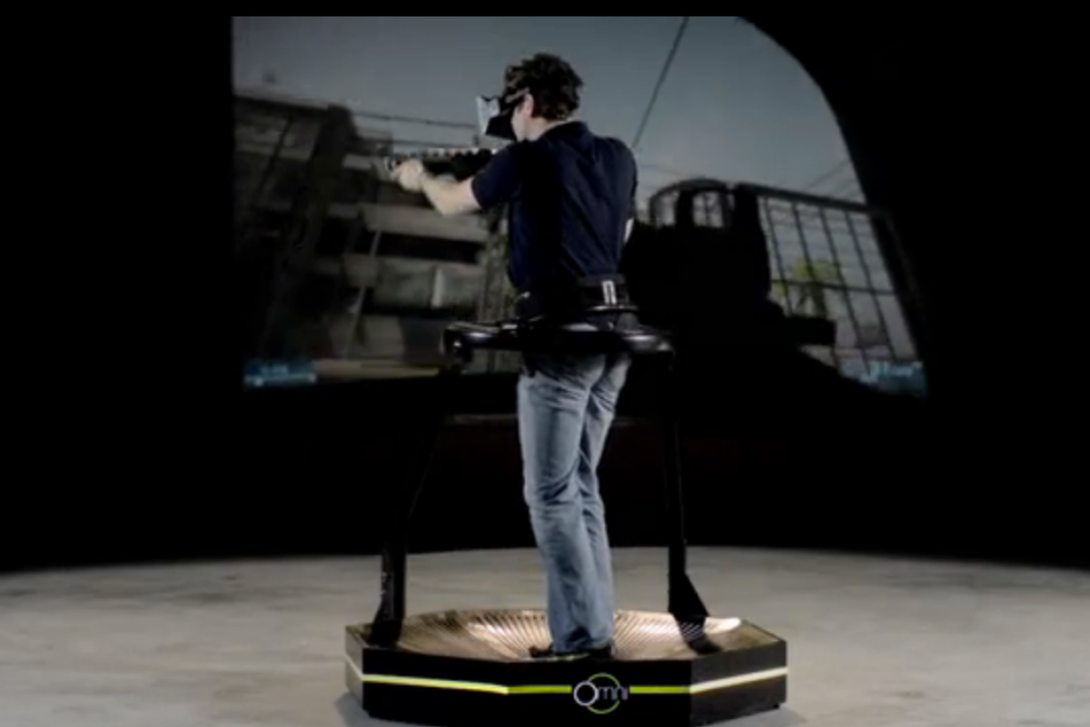 Omni gaming treadmill really gets moving on Kickstarter