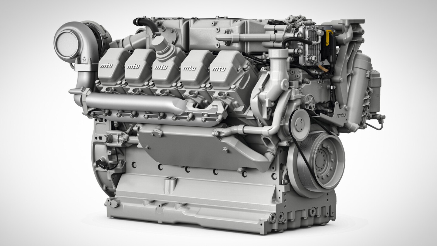 La futura versión de 10 cilindros del mtu Serie 199 para vehículos terrestres militares tendrá una potencia superior a 1.100 kW
