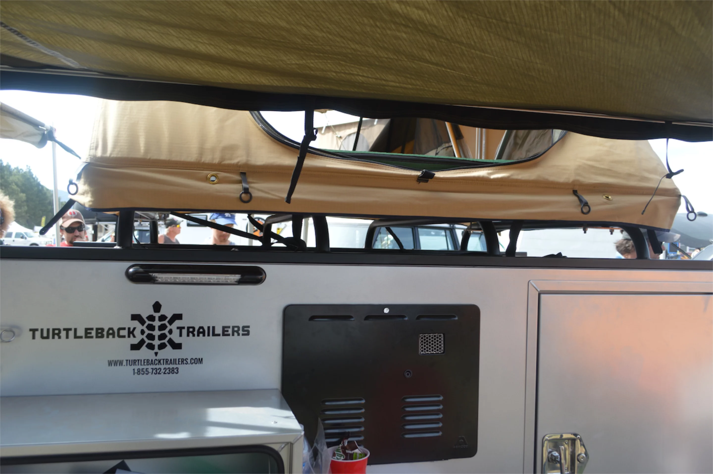 Buyers can mount the tent of their choice to the included roof rack