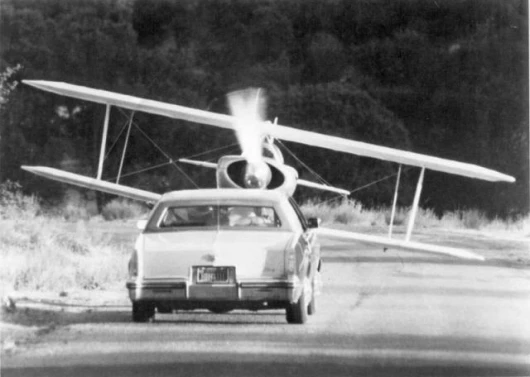 Eddie worked as a stuntman in Hollywood along the way - this one really hurt, putting Eddie out of action for a period