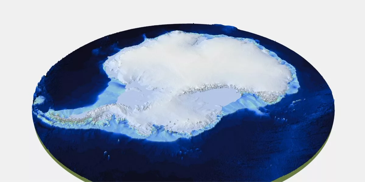 The Antarctic holds 70% of the world's fresh water