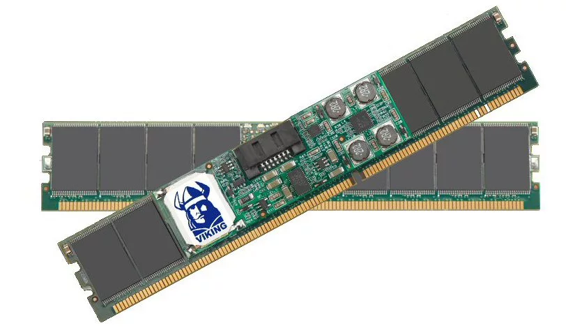 Viking Modular has placed SSD storage on a DDR3 memory module to create SATADIMM