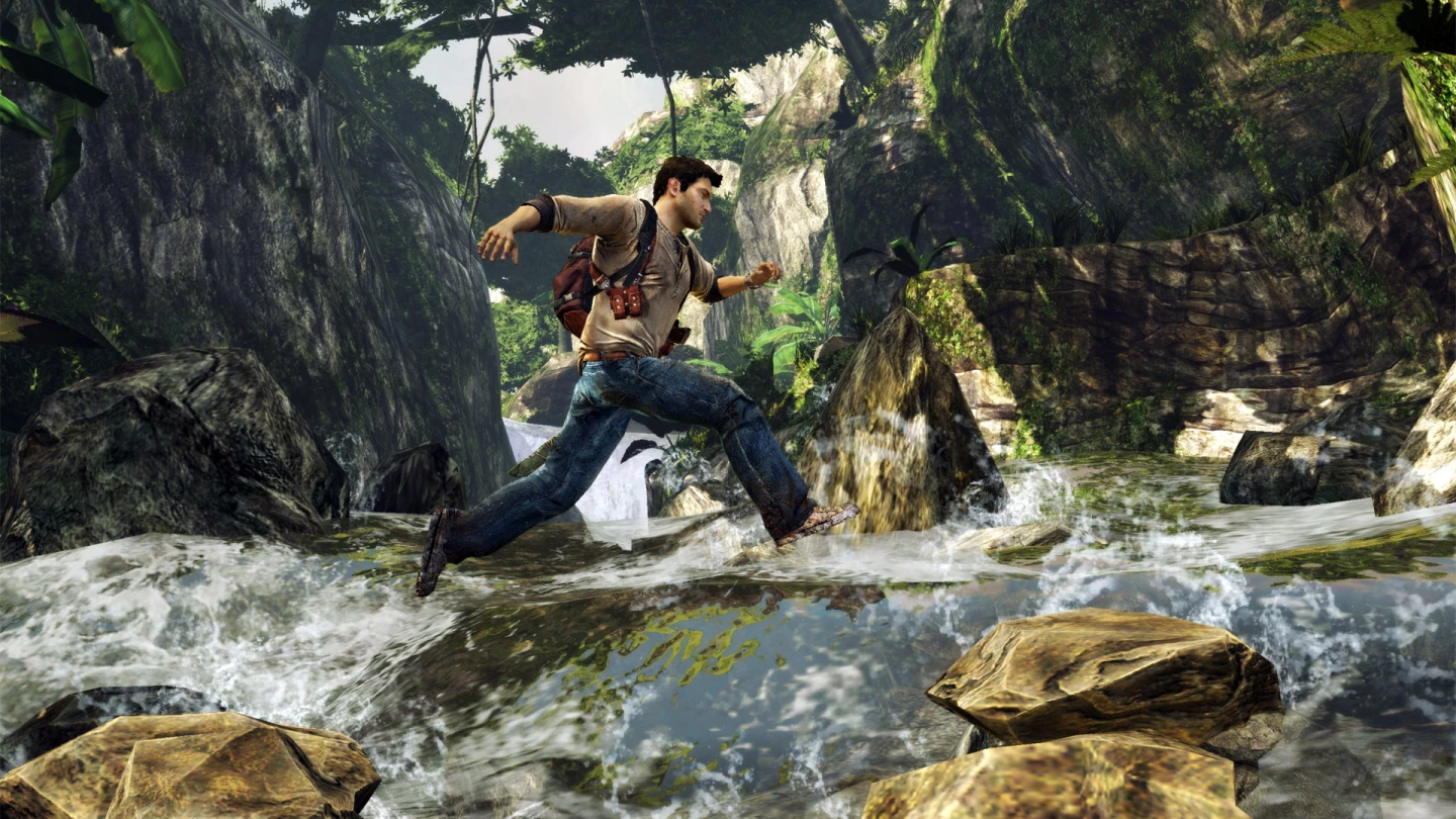 Gameplay footage from Uncharted: Golden Abyss on the Vita