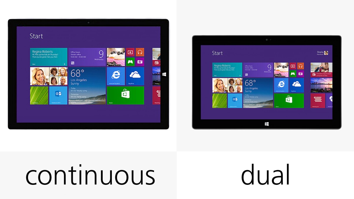 The Pro 3 has a dynamically-adjusting kickstand, compared to the dual-position kickstand in the Pro 2