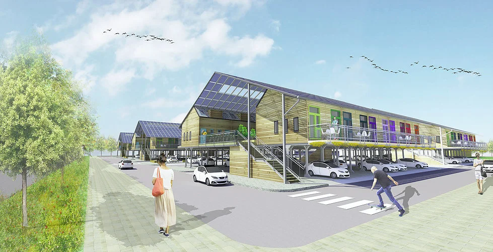 Parking lots take up a lot of space in our towns and cities and perhaps they could be put to better use