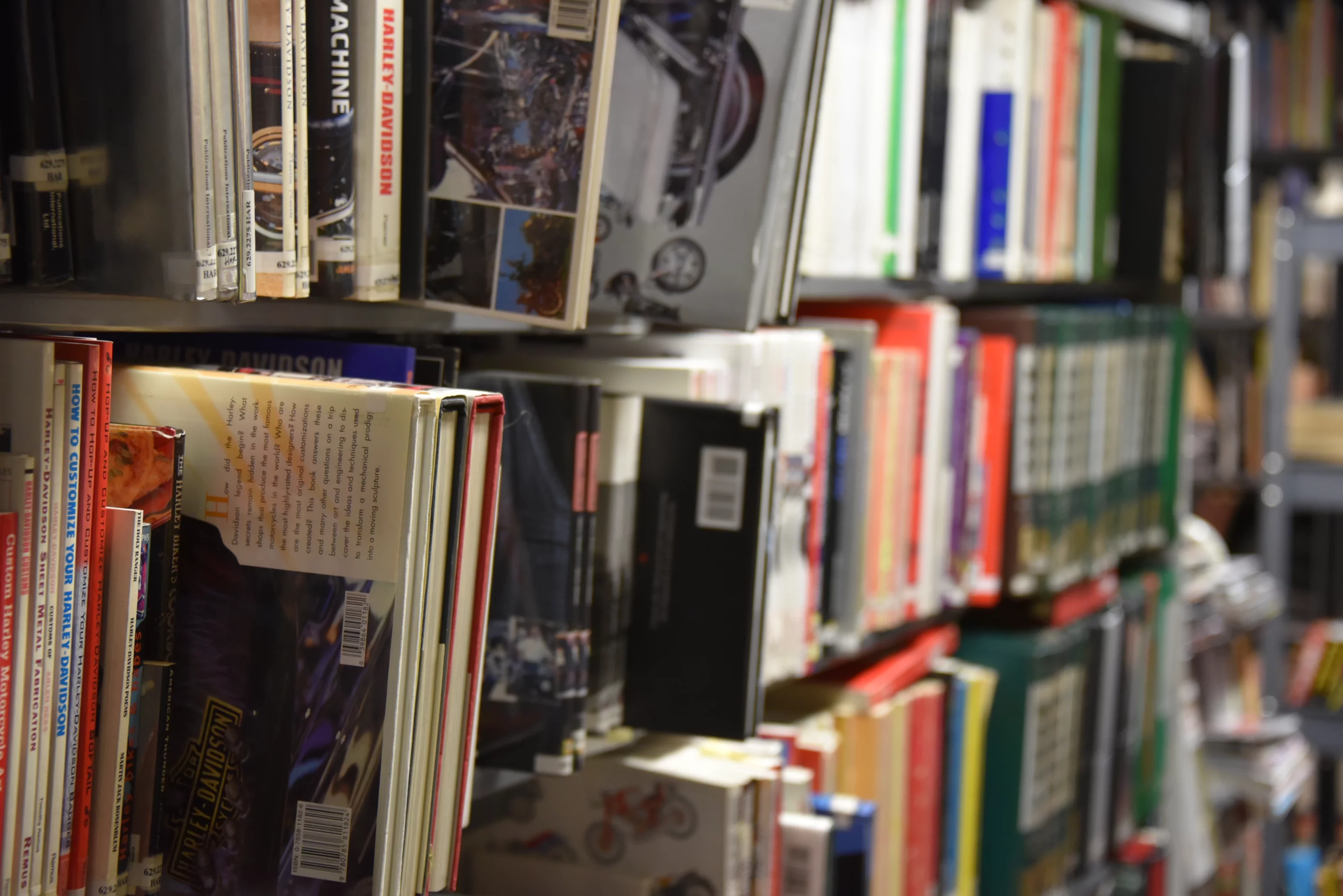 The Barber Museum library is one of the most complete resources of motorcycle manuals and reference books in the world