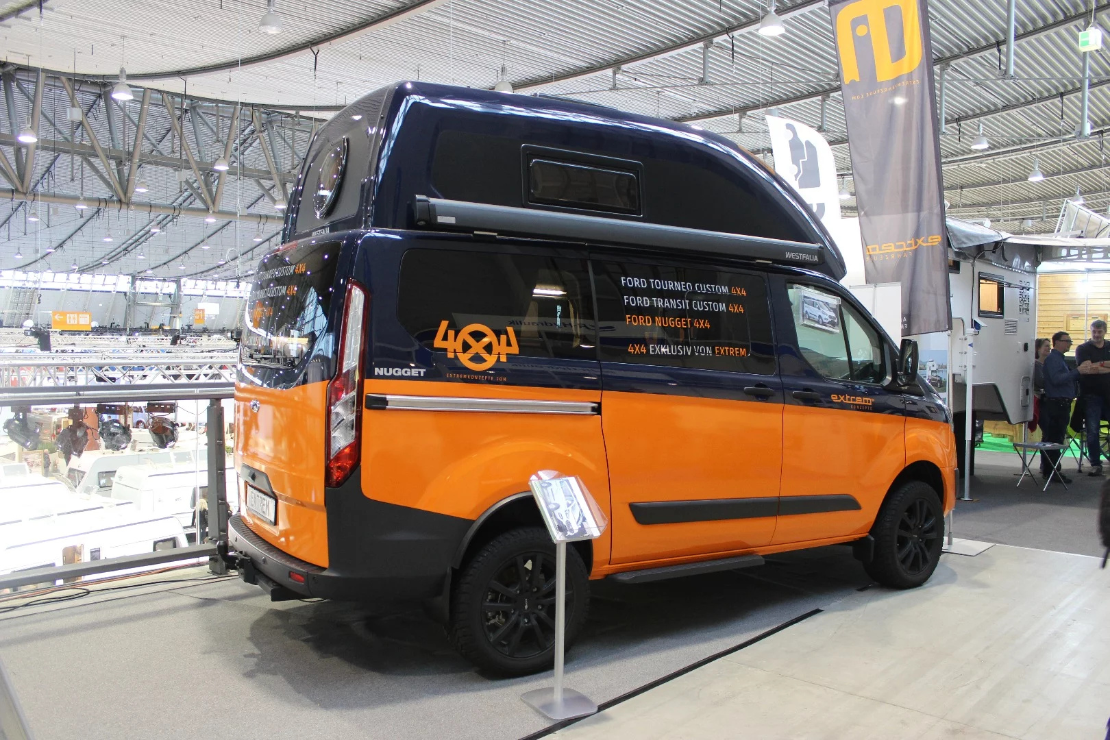 We spotted this Ford Nugget 4x4 at the recent CMT show in Stuttgart, Germany