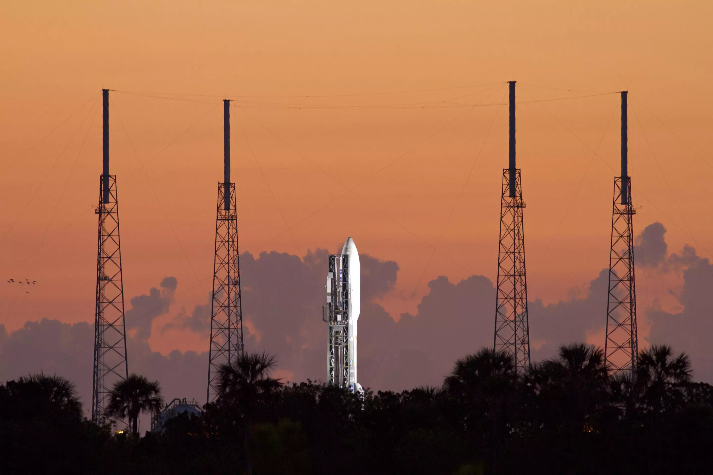 The Juno probe on the launch pad (Image: NASA/JPL-Caltech)