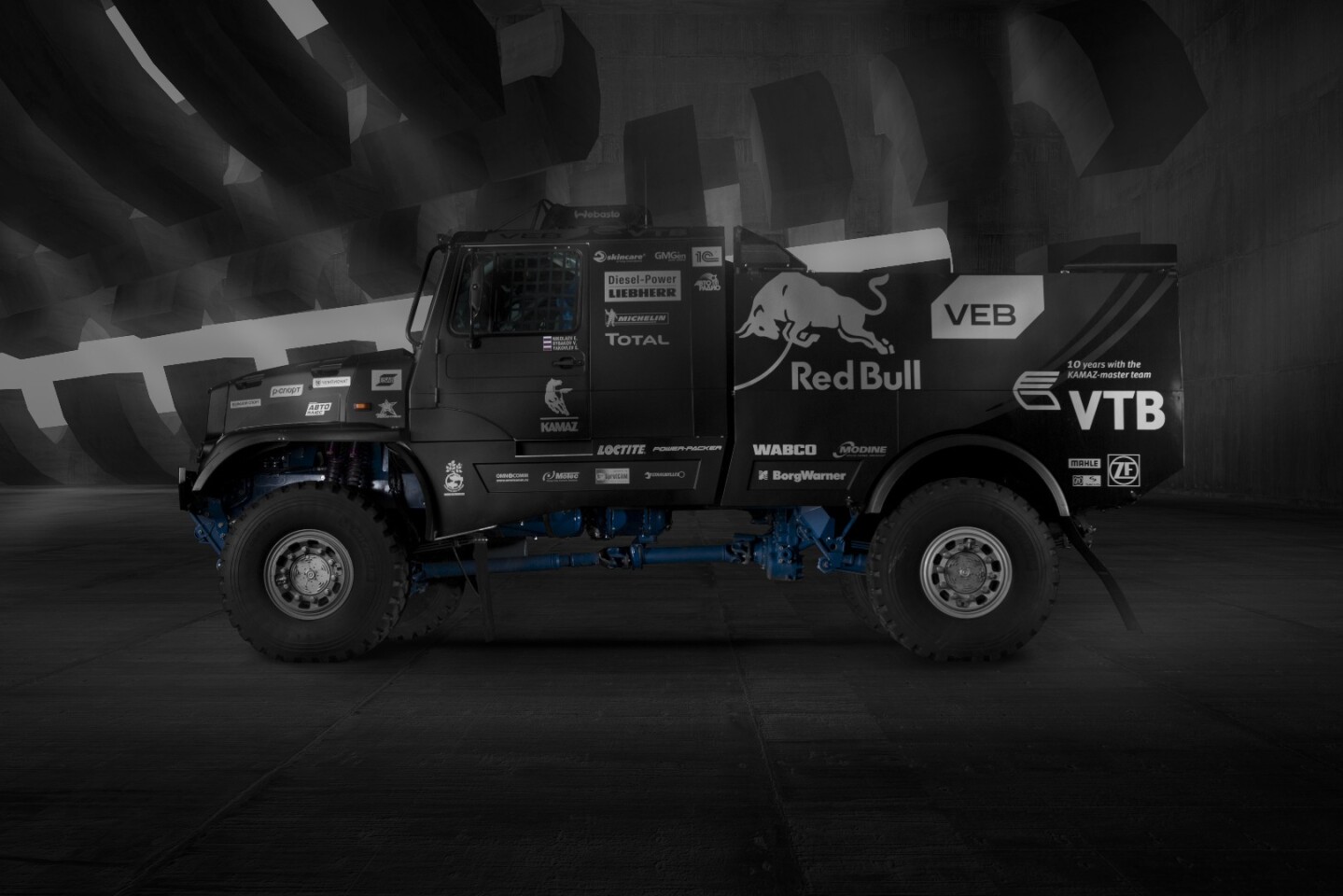 The new truck pictured at the Kamaz factory in Naberezhnye Chelny, Russia on April 21, 2016