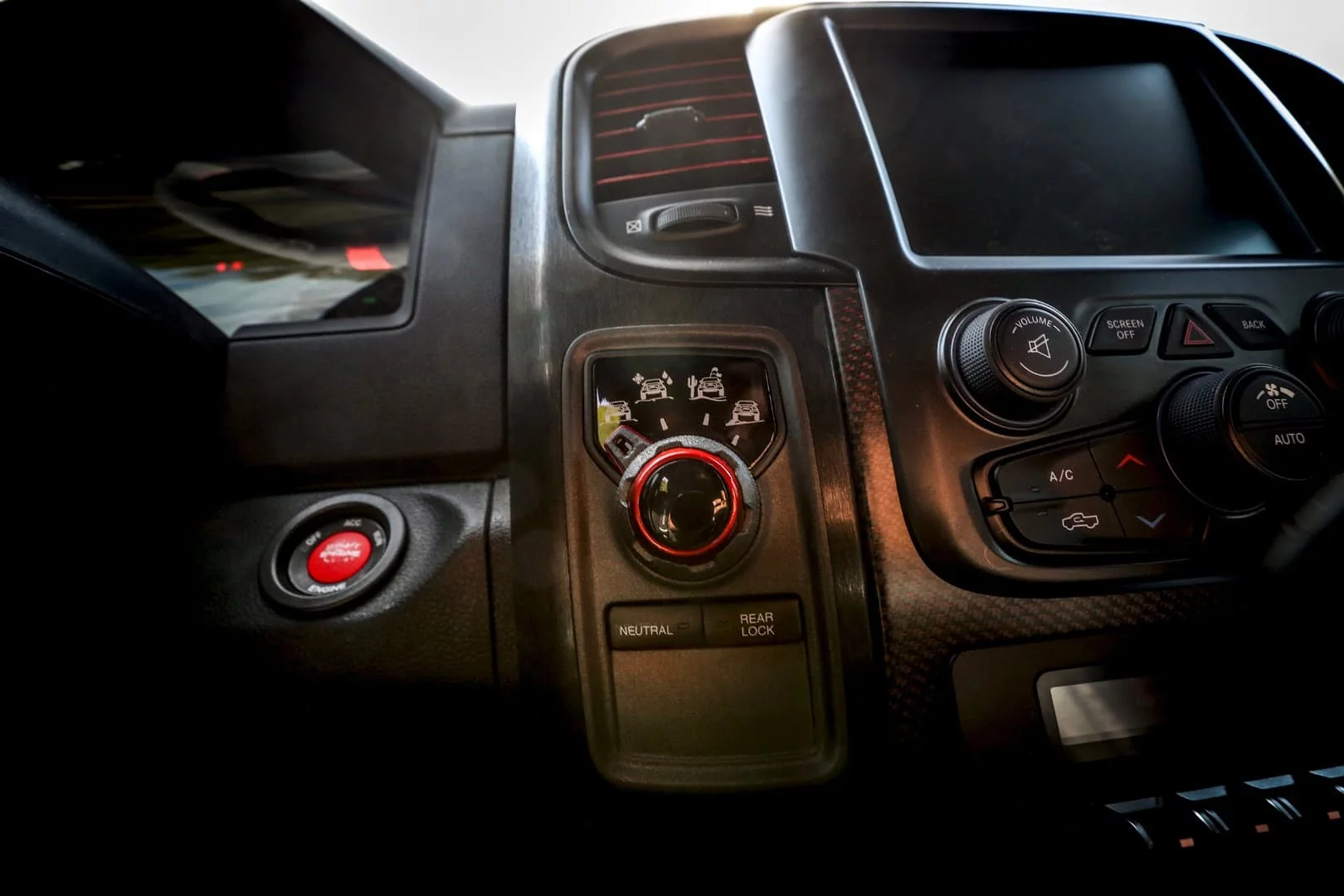 The Rebel TRX can be configured to run smoothly on or off-road