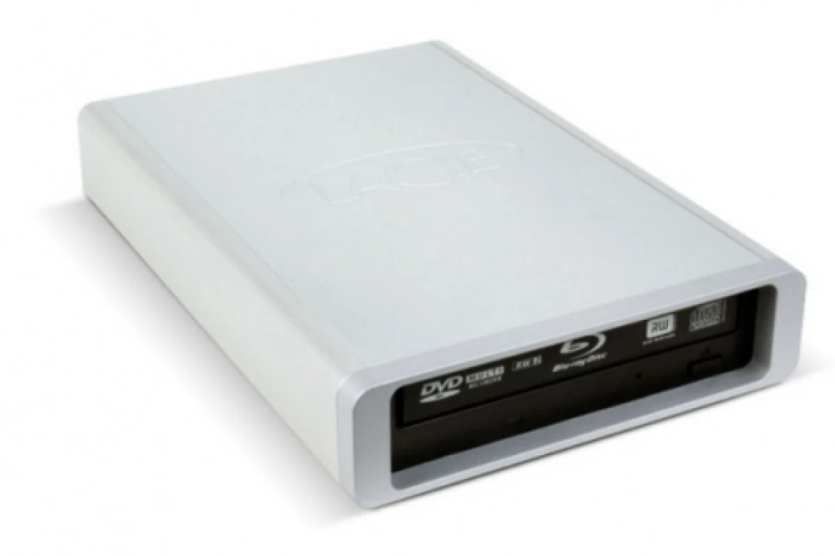 The LaCie d2 Blu-ray drive