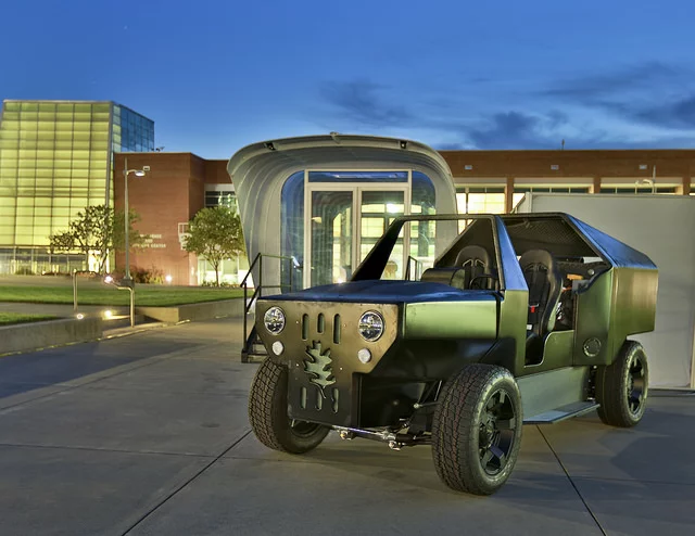 AMIE boasts the world's very first working level 2 (6.6 kW) bi-directional power system