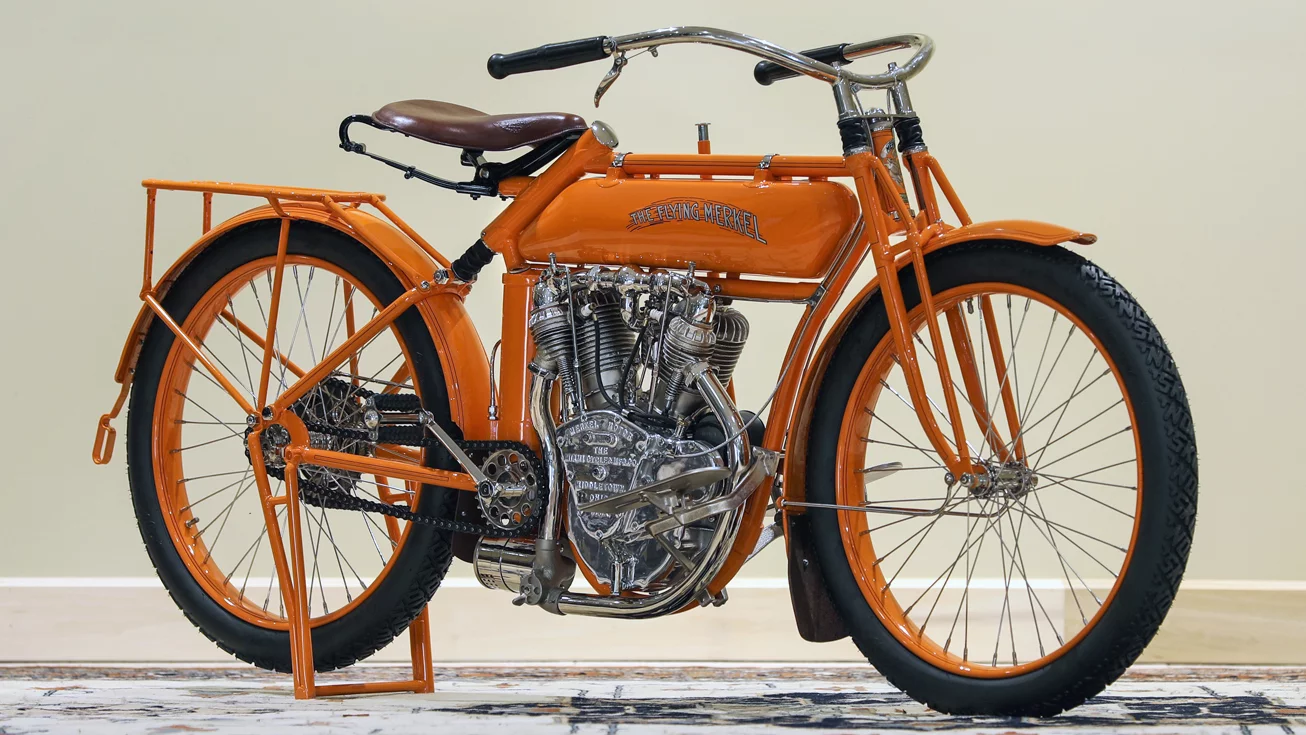Fully restored and fresh from a long stint at Australia's National Motor Museum, the official estimate on this bike was $100,000 to $150,000 but as the auction was "no reserve", it went for $75,000. Official Auction Description