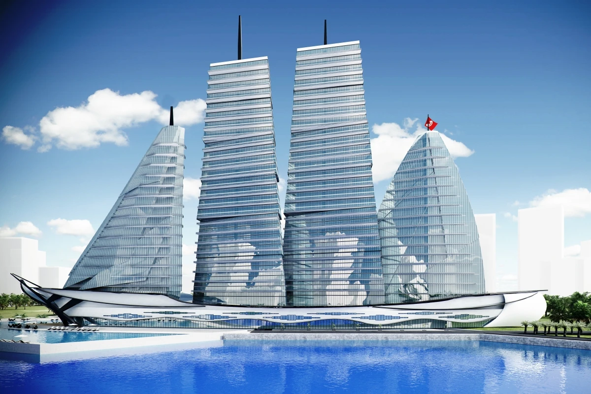 The proposed White Sails Hospital and Spa (Image: Vasily Klyukin)